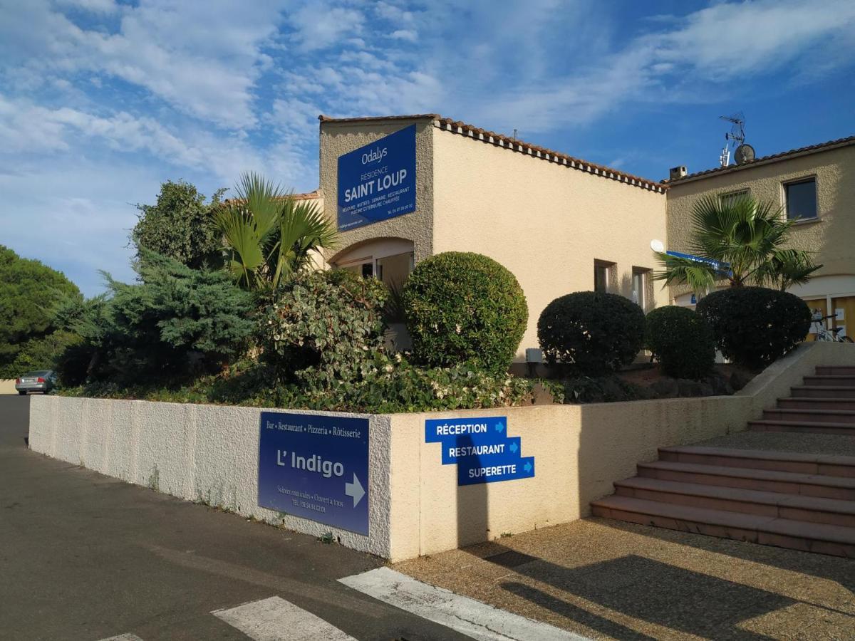 Studio Climatise Residence Odalys Nouvelle Box 5 G ,Saint Loup,Piscine ,Parking Prive Et Superette Agde Extérieur photo